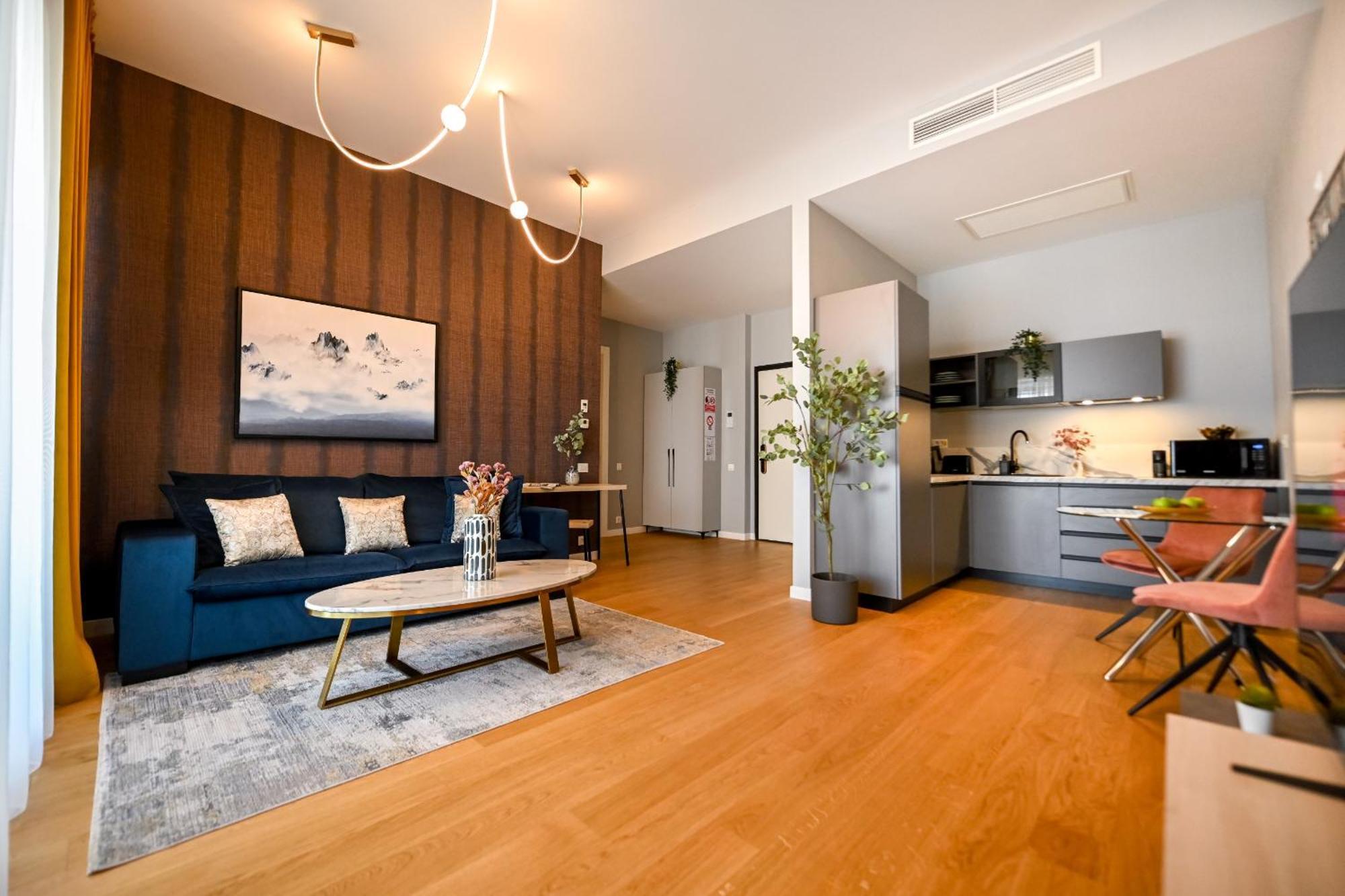 One Verdi Park Exclusive Apartments - Panoramic View & Private Parking Boekarest Kamer foto